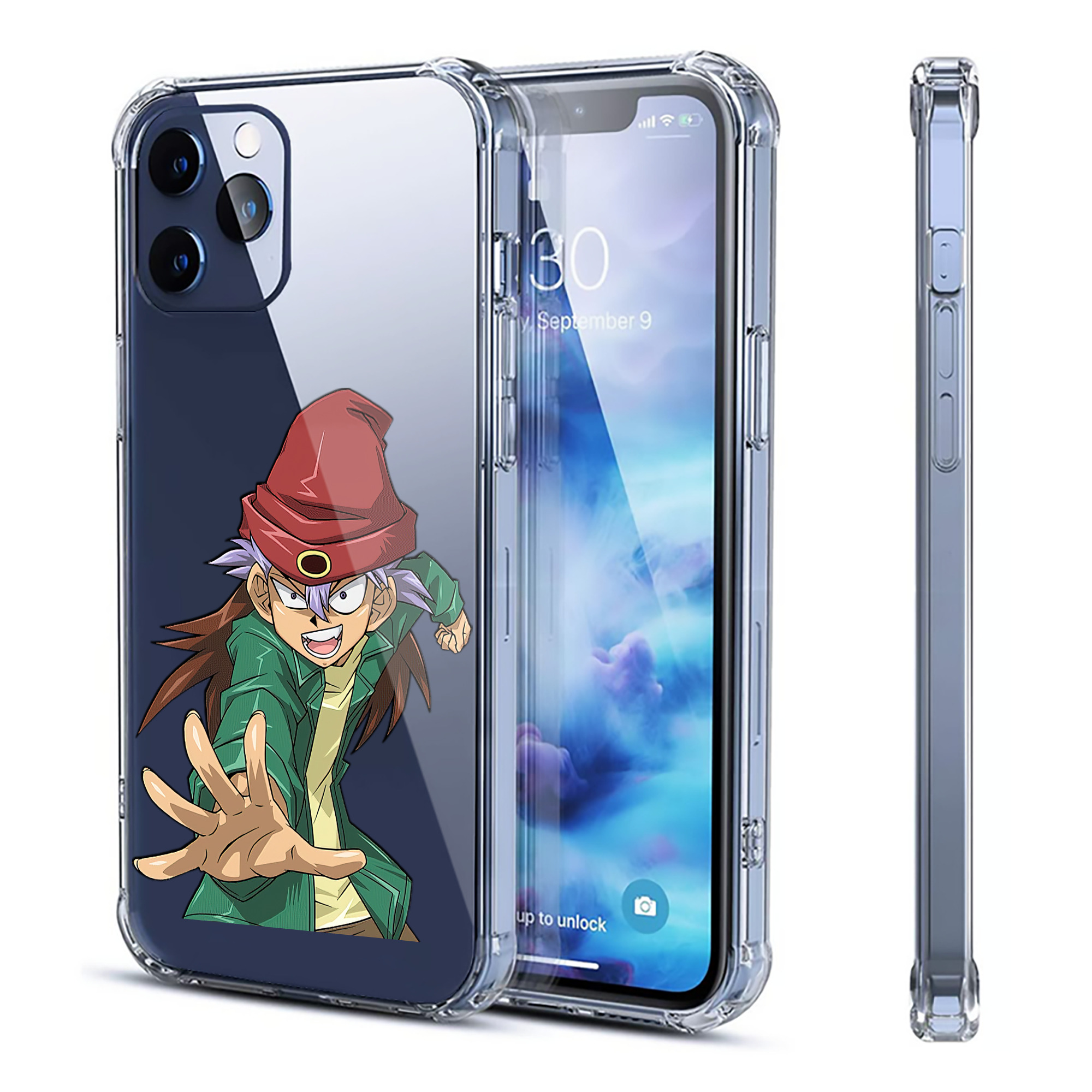（画像用） 遊☆戯☆王 Yu-Gi-Oh! 【iPhone 12シリーズ対応】透明スマホケース（クリアソフトケース）